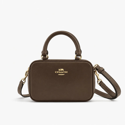 Coach Satchel Mini Jamie Camera Bag : Marron Foncé