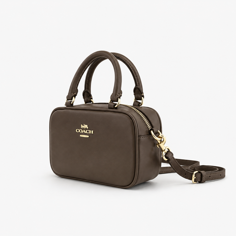 Coach Satchel Mini Jamie Camera Bag : Marron Foncé