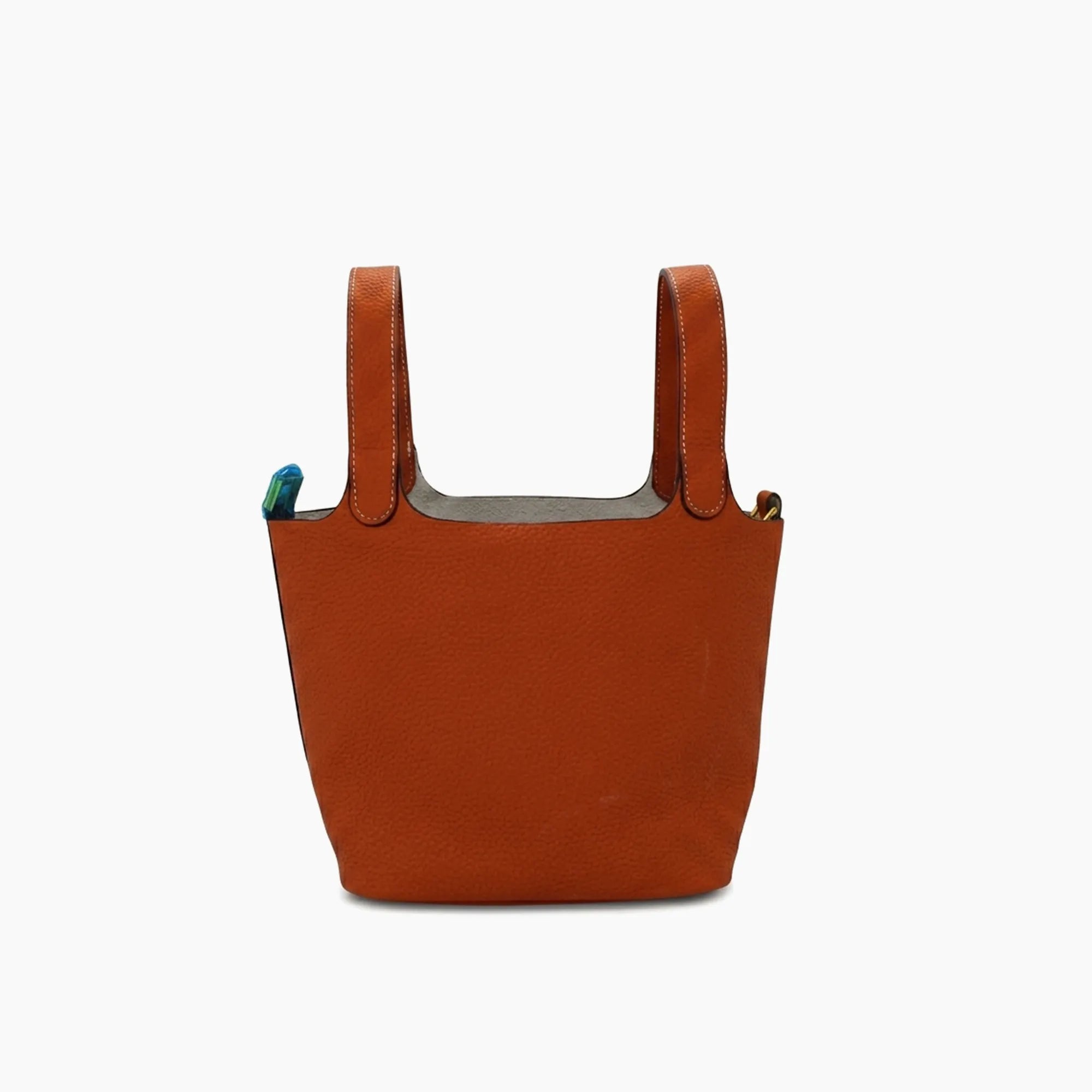 Hermès Picotin Lock (mini): Orange brûlé / Terracotta -