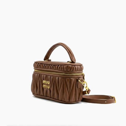 vanity case miu miu: Marron