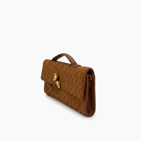 Pochette Andiamo de Bottega Veneta: Marron cognac -