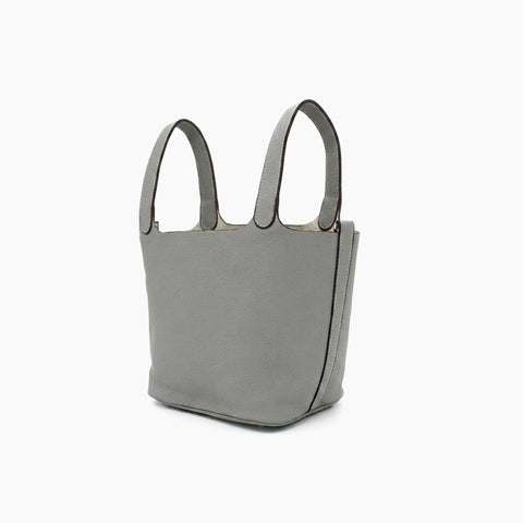 Hermès Picotin Lock (mini): Gris clair -