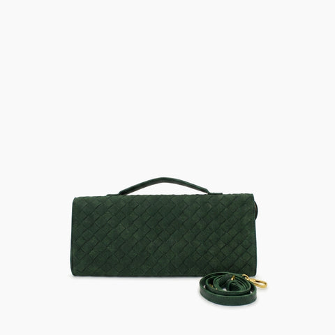 Pochette Andiamo de Bottega Veneta: Vert foncé -