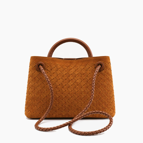 Sac Andiamo Tressé Luxe: Marron Cannelle