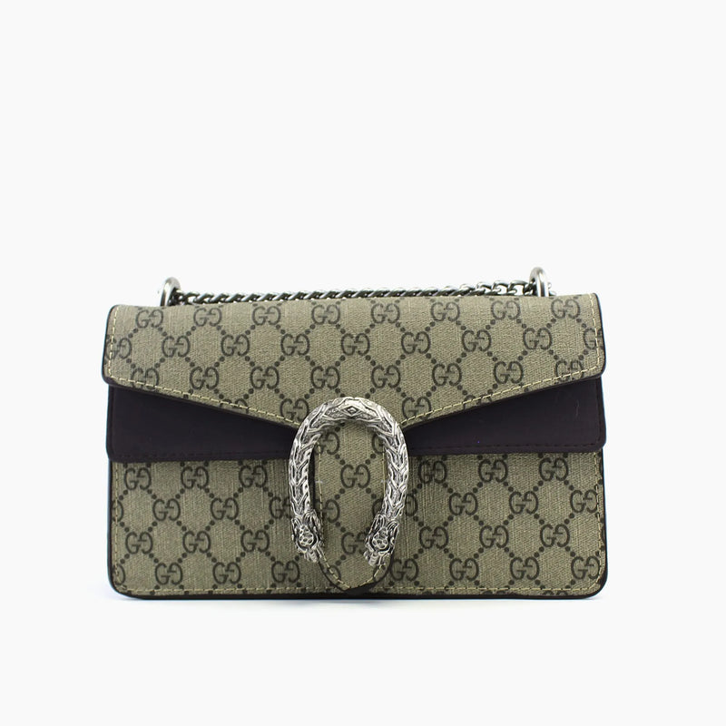 Gucci Dionysus: beige/ébène et daim mauve