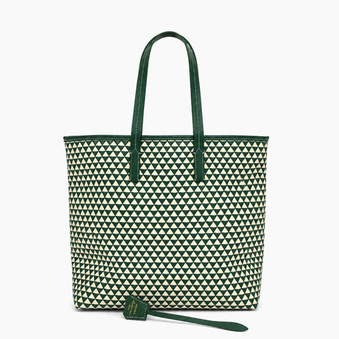 Cabas Prada Symbole: Vert et écru -