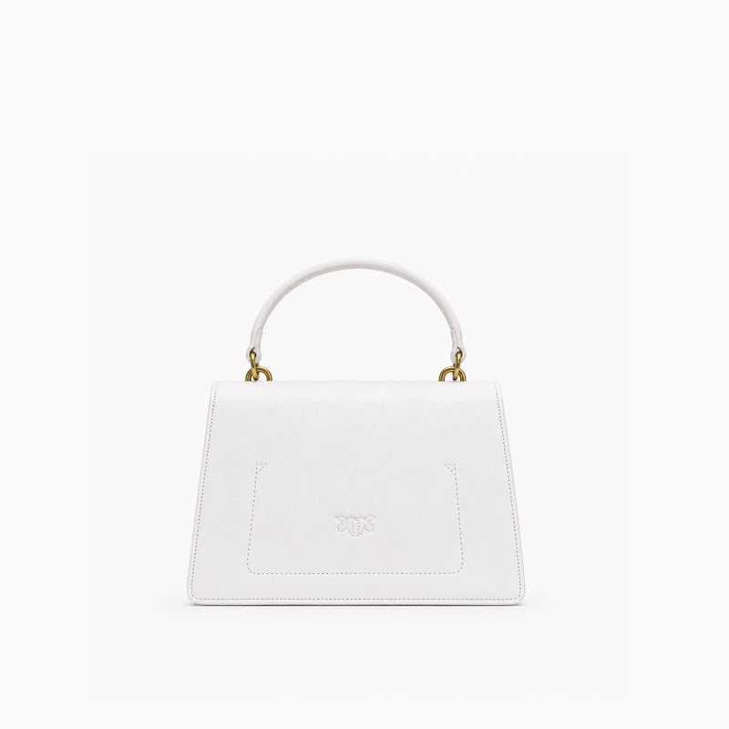 Pinko Love One Top Handle Mini: Blanc