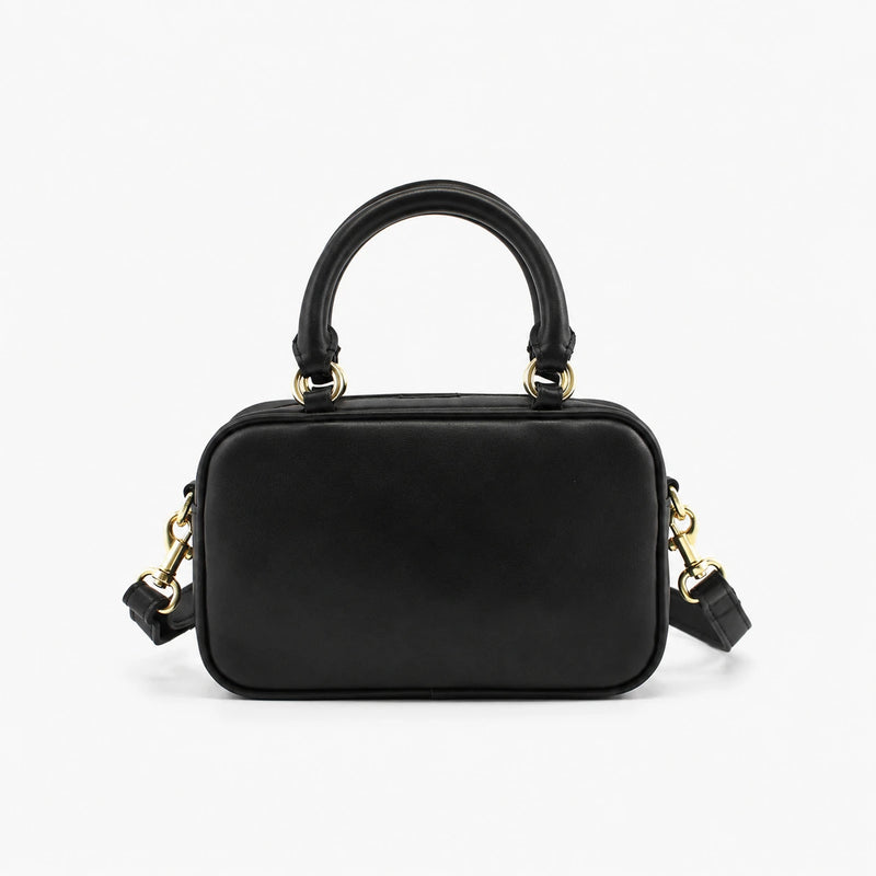Coach Satchel Mini Jamie Camera Bag : Noir (Black/Gold)