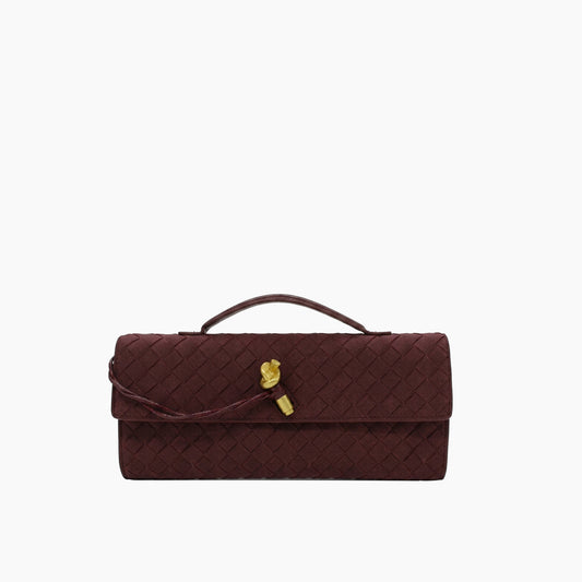 Pochette Andiamo de Bottega Veneta: Marron bordeaux foncé-