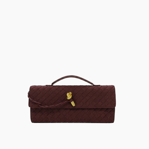 Pochette Andiamo de Bottega Veneta: Marron bordeaux foncé-