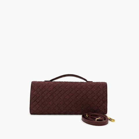 Pochette Andiamo de Bottega Veneta: Marron bordeaux foncé-