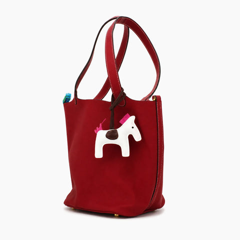 Hermès Picotin Lock (grand): Rouge vif-