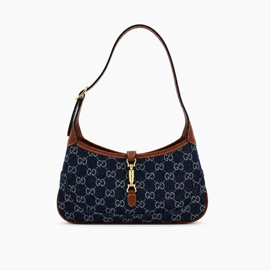Gucci Jackie 1961 (min): Bleu marine et marron