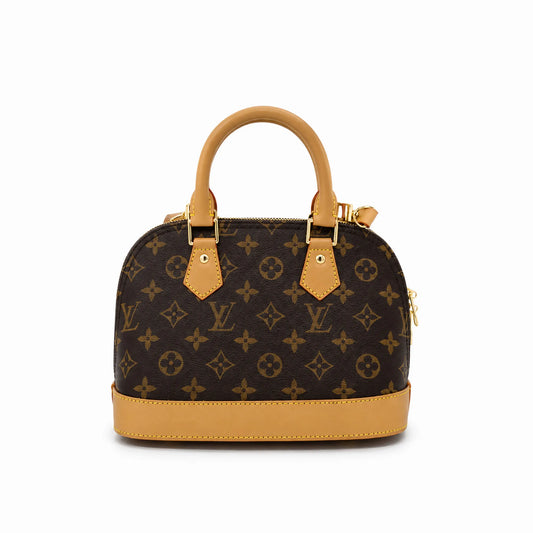 Alma BB LV: Marron foncé et camel -