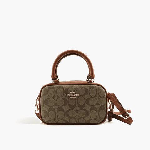 Coach Satchel Mini Jamie Camera Bag : Beige / Marron (Camel)