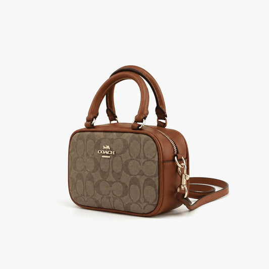 Coach Satchel Mini Jamie Camera Bag : Beige / Marron (Camel)