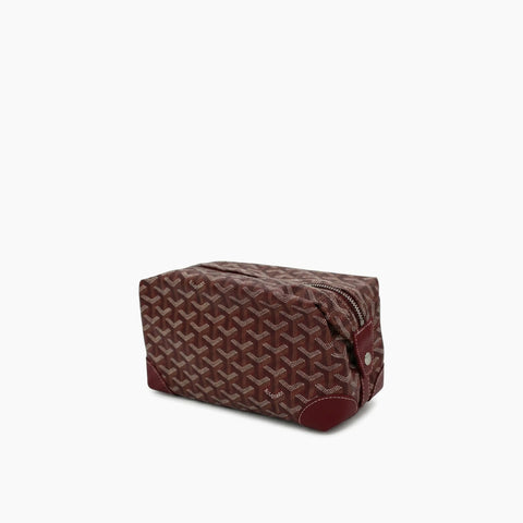 Trousse de toilette Bowling 25 Goyard: Marron et bordeaux-