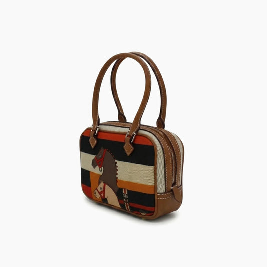 Hermès Plume Multicolore (mini): Kaki