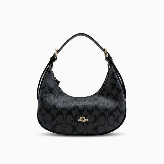 Coach Signature Hobo Bag: Noir