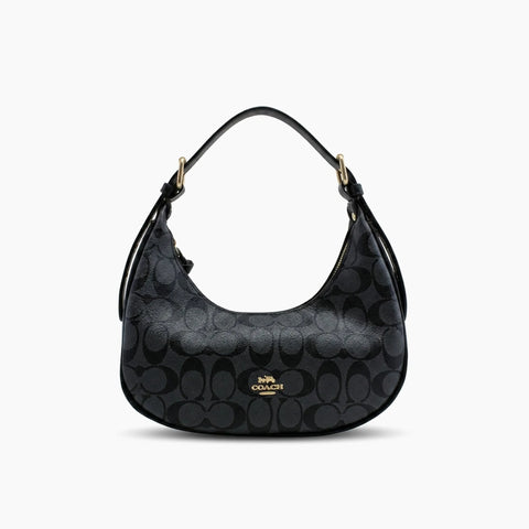 Coach Signature Hobo Bag: Noir