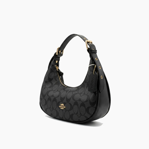 Coach Signature Hobo Bag: Noir