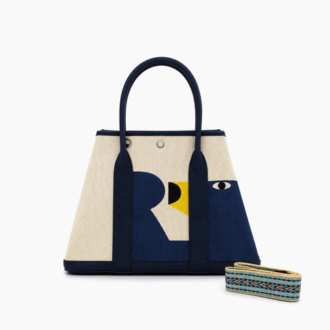 Hermès Garden Party (grand): Bleu marine (Navy) -