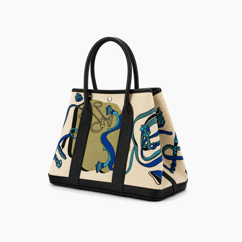 Hermès Garden Party (grand): Noir -