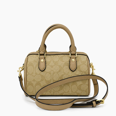 Rowan en toile mini: Beige & Taupe -