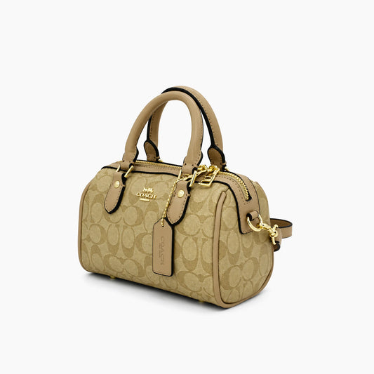 Rowan en toile mini: Beige & Taupe -