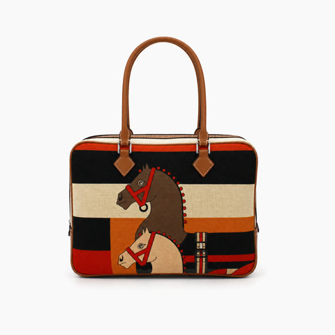Hermès Plume Multicolore (grand): Kaki-