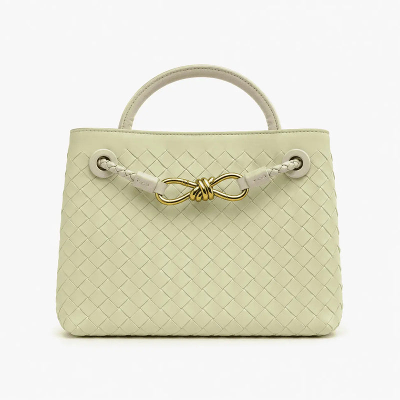 Sac Andiamo Tressé Luxe: Vert pistache pastel