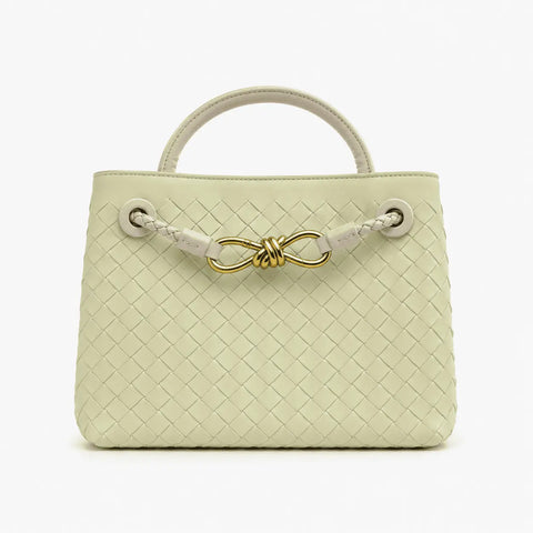 Sac Andiamo Tressé Luxe: Vert pistache pastel