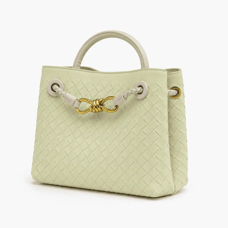 Sac Andiamo Tressé Luxe: Vert pistache pastel
