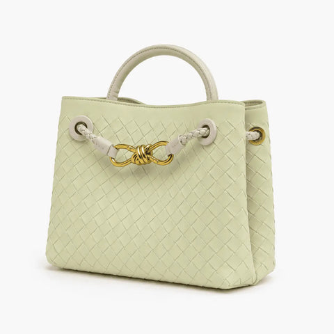 Sac Andiamo Tressé Luxe: Vert pistache pastel