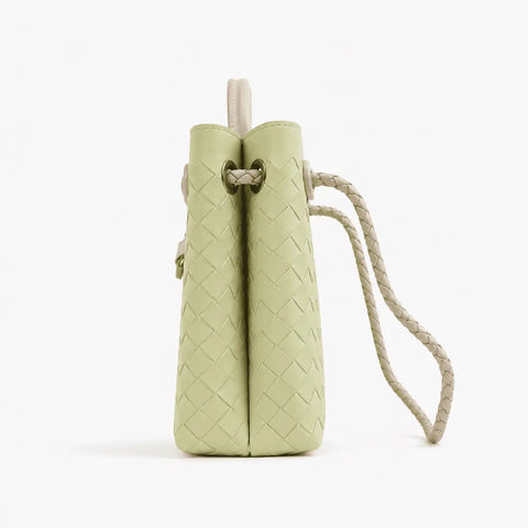 Sac Andiamo Tressé Luxe: Vert pistache pastel