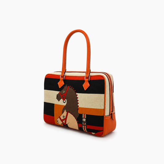 Hermès Plume Multicolore (grand): Orange -