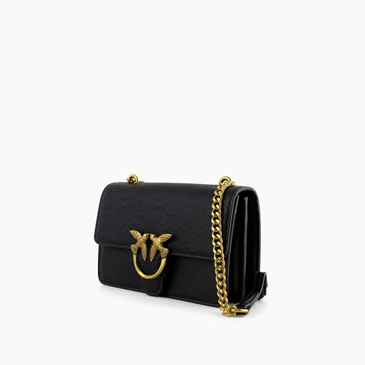 Pinko Love Bag Monogram: Noir