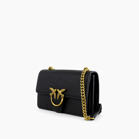 Pinko Love Bag Monogram: Noir