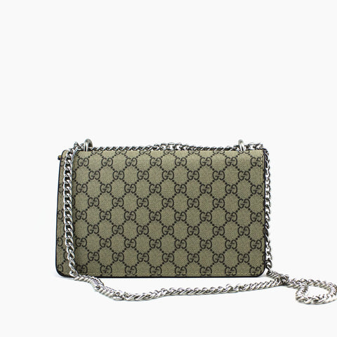 Gucci Dionysus: beige/ébène et daim jaune moutarde