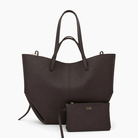 Cabas Cyme  de Polène: Marron foncé-