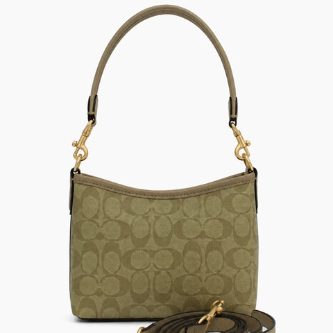 épaule Laurel de Coach: Beige Olive -