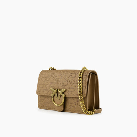 Pinko Love Bag Monogram: Camel