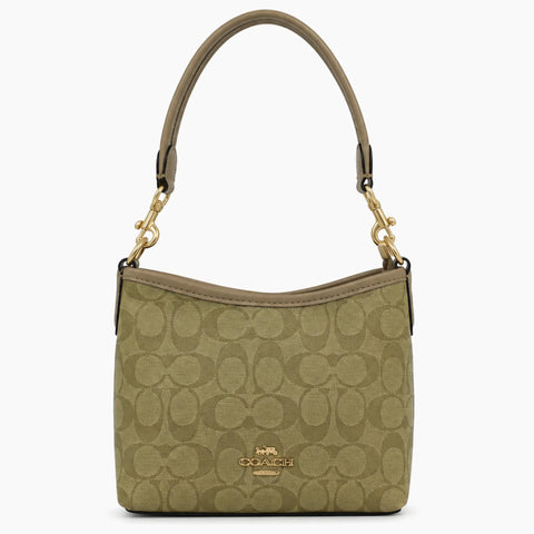 épaule Laurel de Coach: Beige Olive -