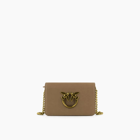 pinko Pocket Love Bag Click(mini): Taupe clair