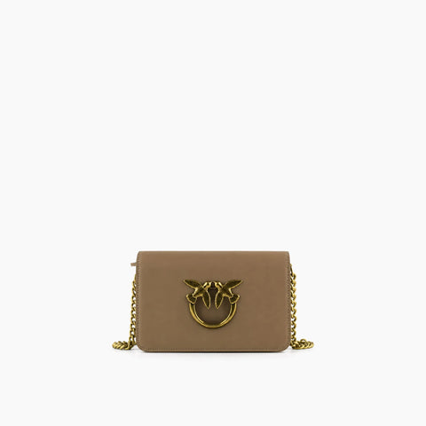 pinko Pocket Love Bag Click(mini): Taupe clair