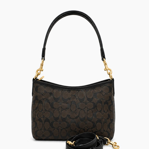 épaule Laurel de Coach: Marron foncé & Marron -