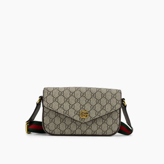 Ophidia Mini Bag GG Supreme: Grey Ebony