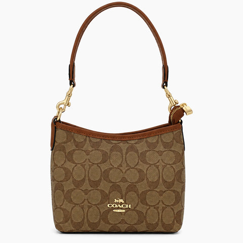 épaule Laurel de Coach: Marron cognac -