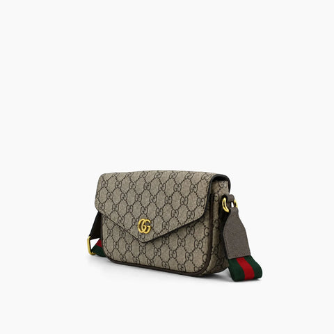 Ophidia Mini Bag GG Supreme: Grey Ebony