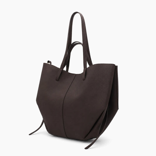 Cabas Cyme  de Polène: Marron foncé-